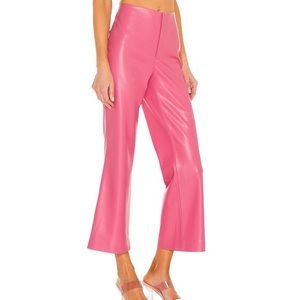 Pink leather pants (Alice + olivia)